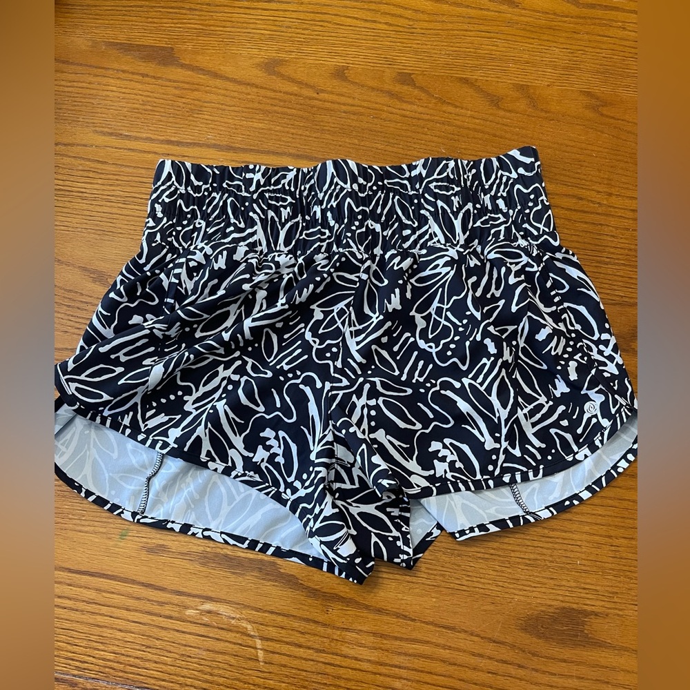 Black and White Women's Shorts